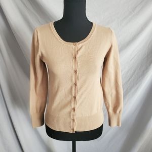 Simple Cream Cardigan